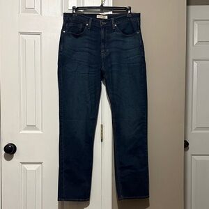 Signature by Levi Strauss Dark Blue Men's Straight Jeans 34x34